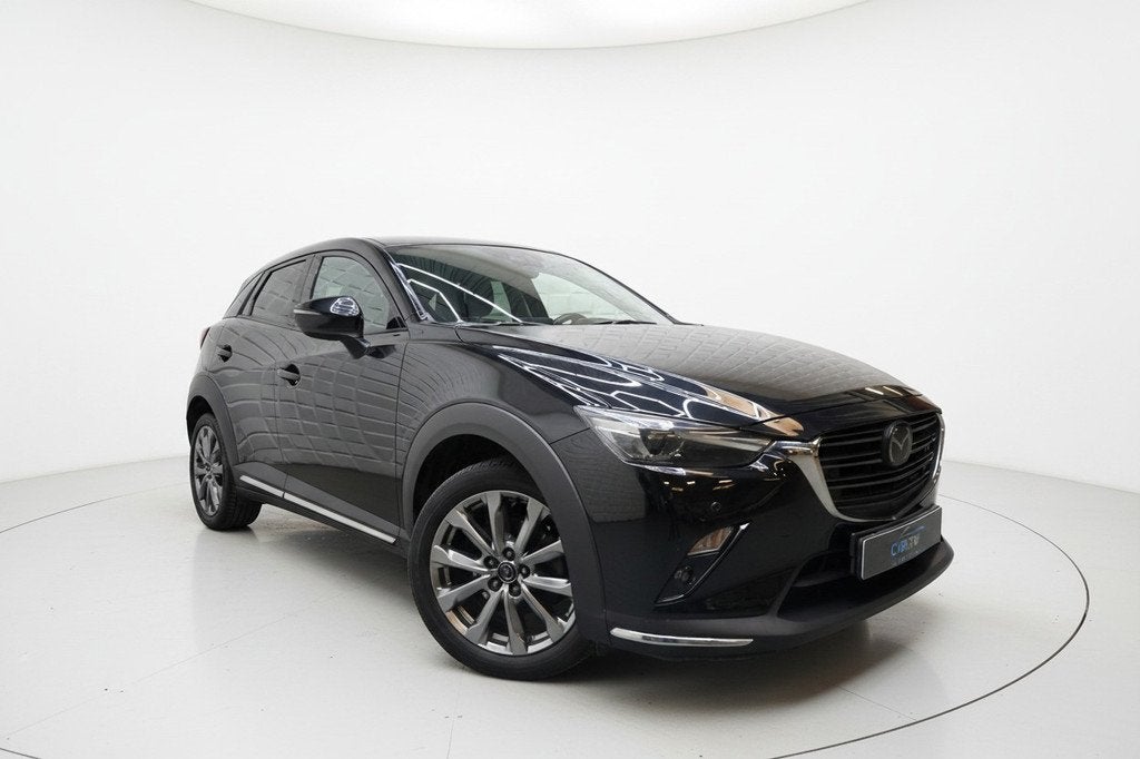 Mazda CX-3 2.0 SkyActiv-G 120 GT-M LEER MEMORY HUD CAMERA, Auto's, 1998 cc, Euro 6, 4 cilinders, Zwart
