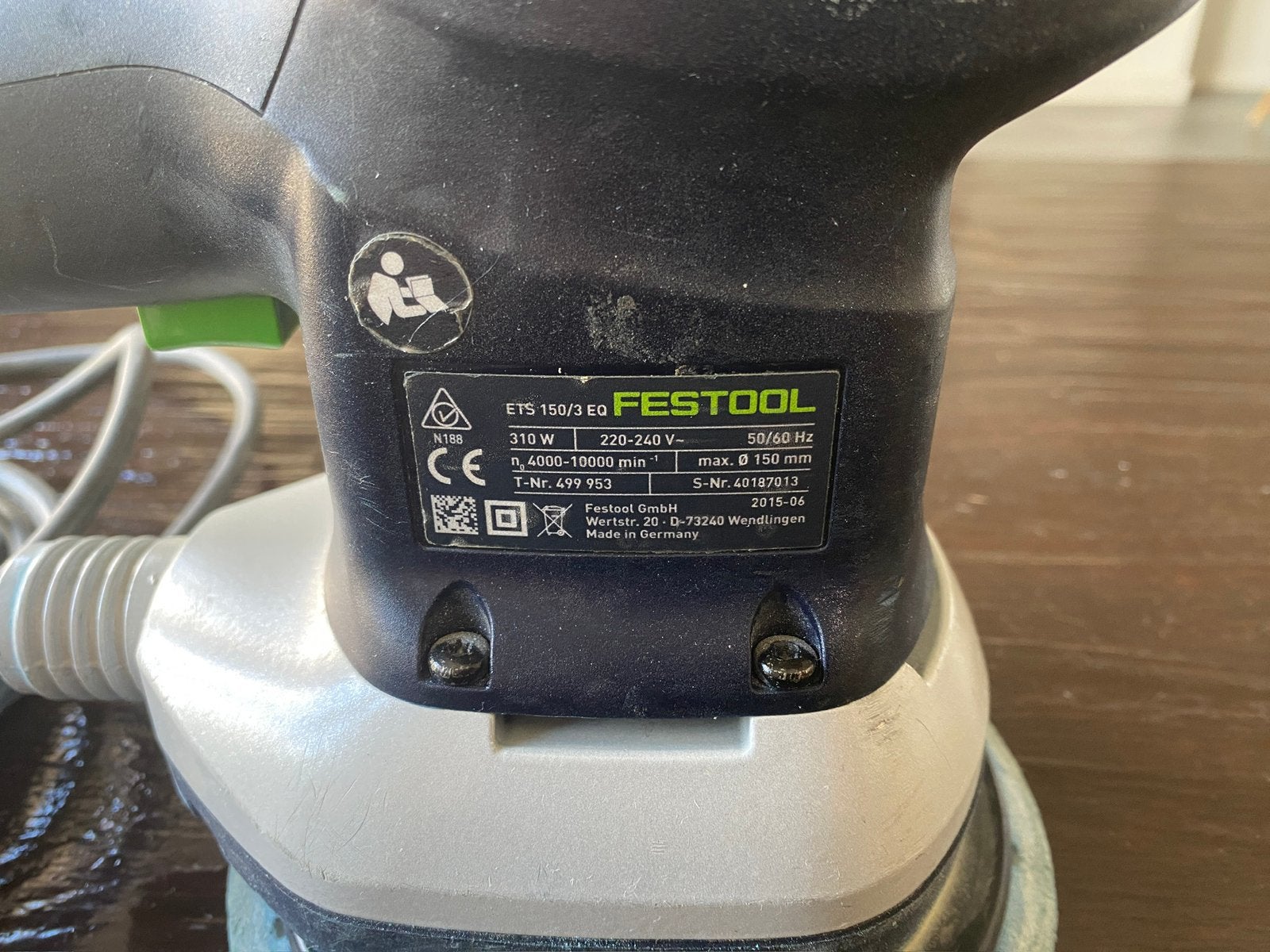 Festool ETS 150/3 EQ Excentrische Schuurmachine, Doe-het-zelf en Verbouw, Ophalen of Verzenden, Gebruikt, Minder dan 600 watt