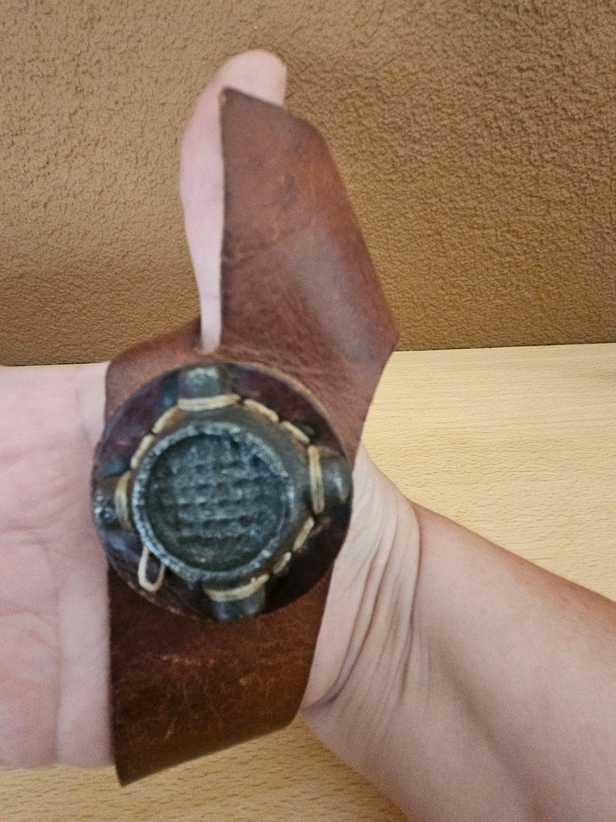 Zeilmakers Handpalm handplaat - Essentieel voor Touwwerk, Ophalen of Verzenden