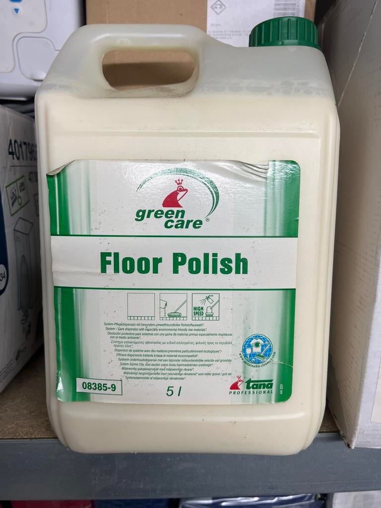 Green Care Floor Polish 5L - Milieuvriendelijke Vloerglans, Ophalen, Schoonmaakmiddel