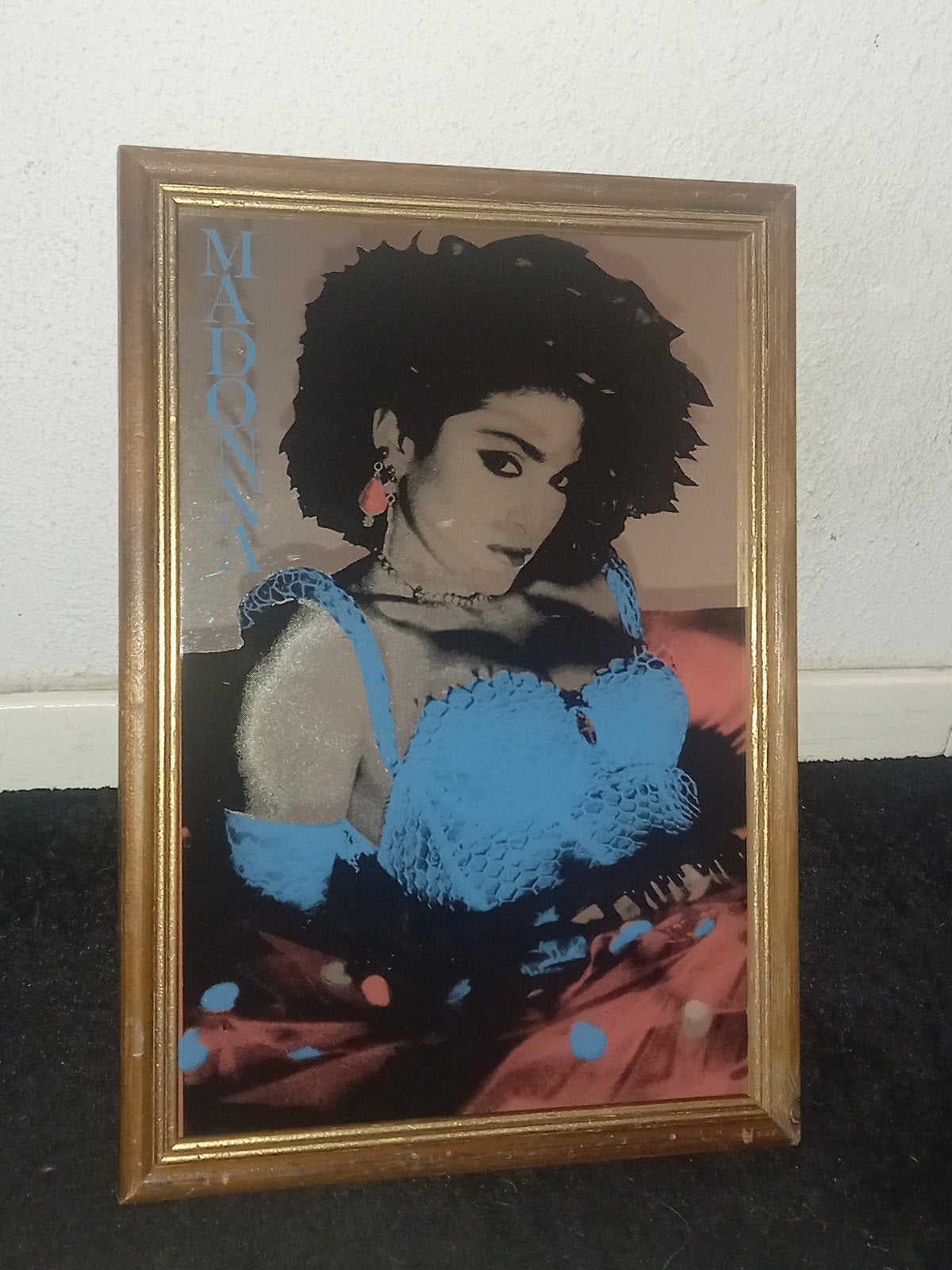 Vintage Spiegel Madonna, Ophalen of Verzenden, Gebruikt, Poster, Artwork of Schilderij