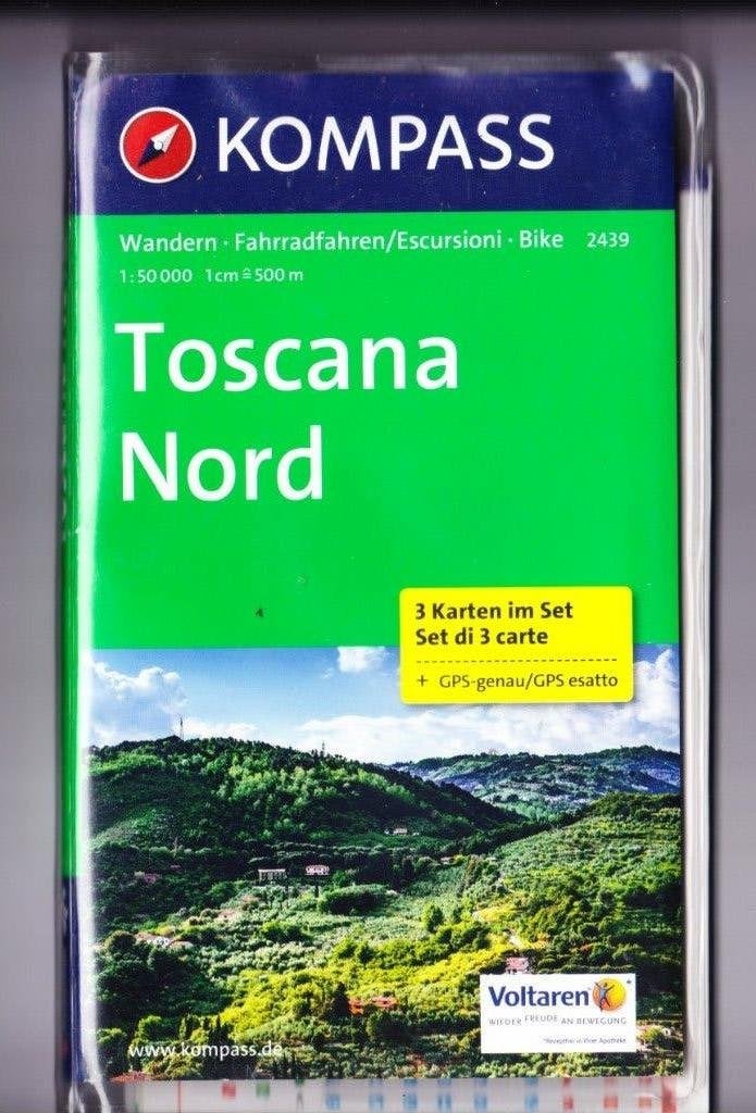 Kompass wandelkaart/fietskaart Toscane Noord set 3 kaarten, Boeken, Overige merken, Europa, Ophalen of Verzenden, Zo goed als nieuw