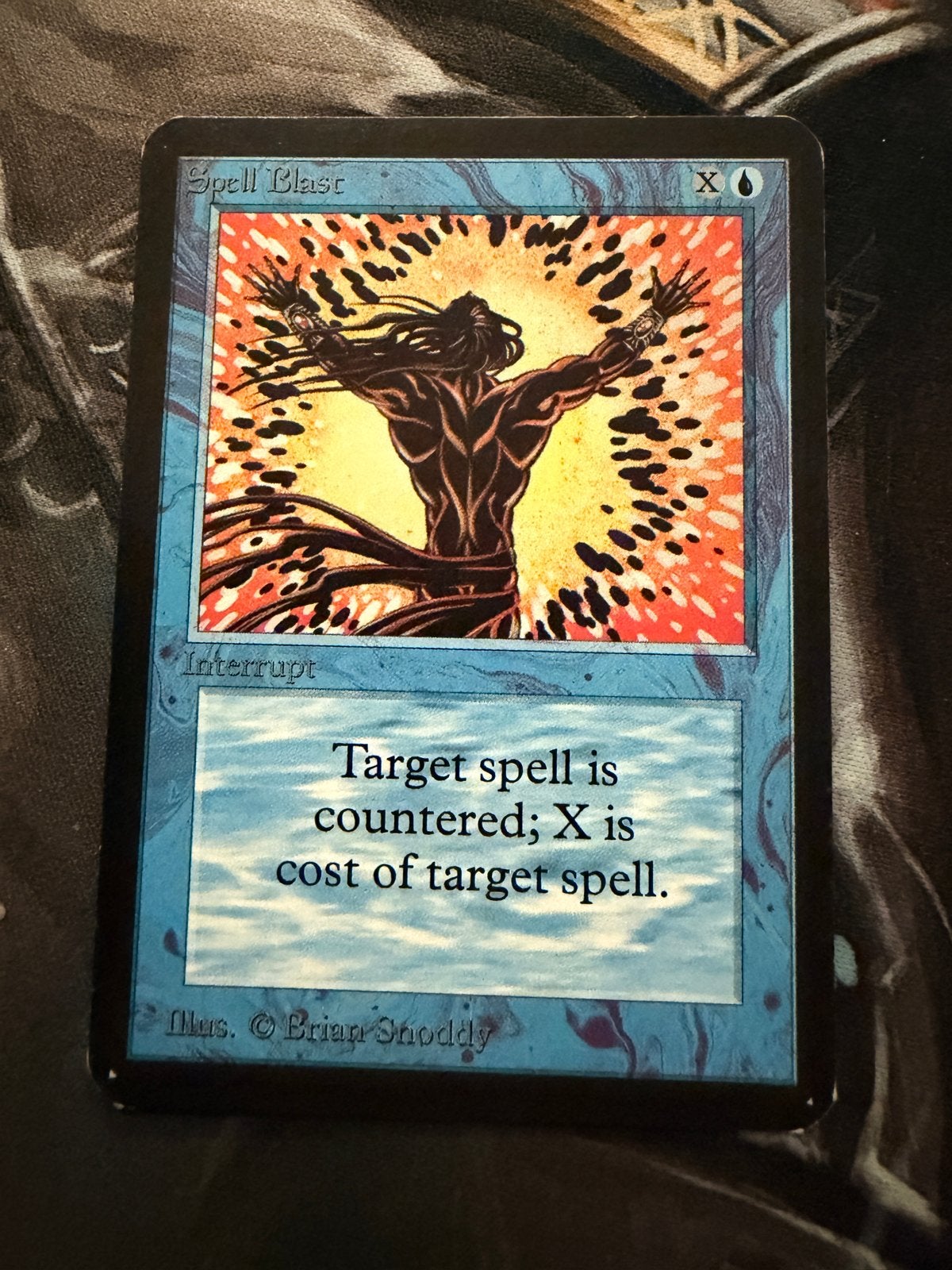 Magic: The Gathering - Spell Blast (Alpha), Ophalen of Verzenden, Zo goed als nieuw, Losse kaart