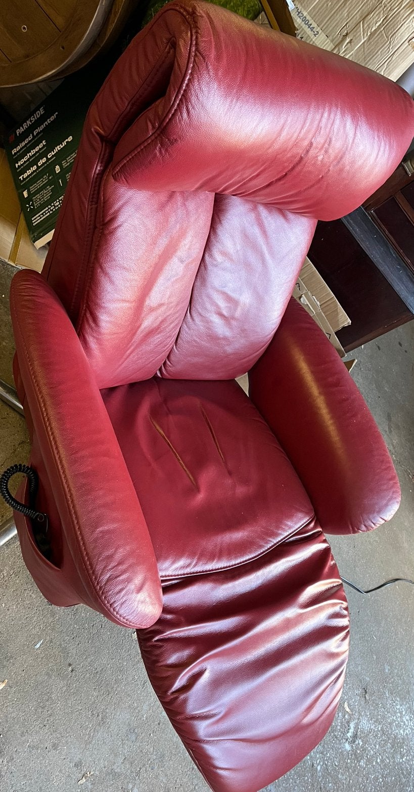 Himolla Relax stoel / Sta op stoel, Ophalen, Gebruikt, Minder dan 75 cm, Leer