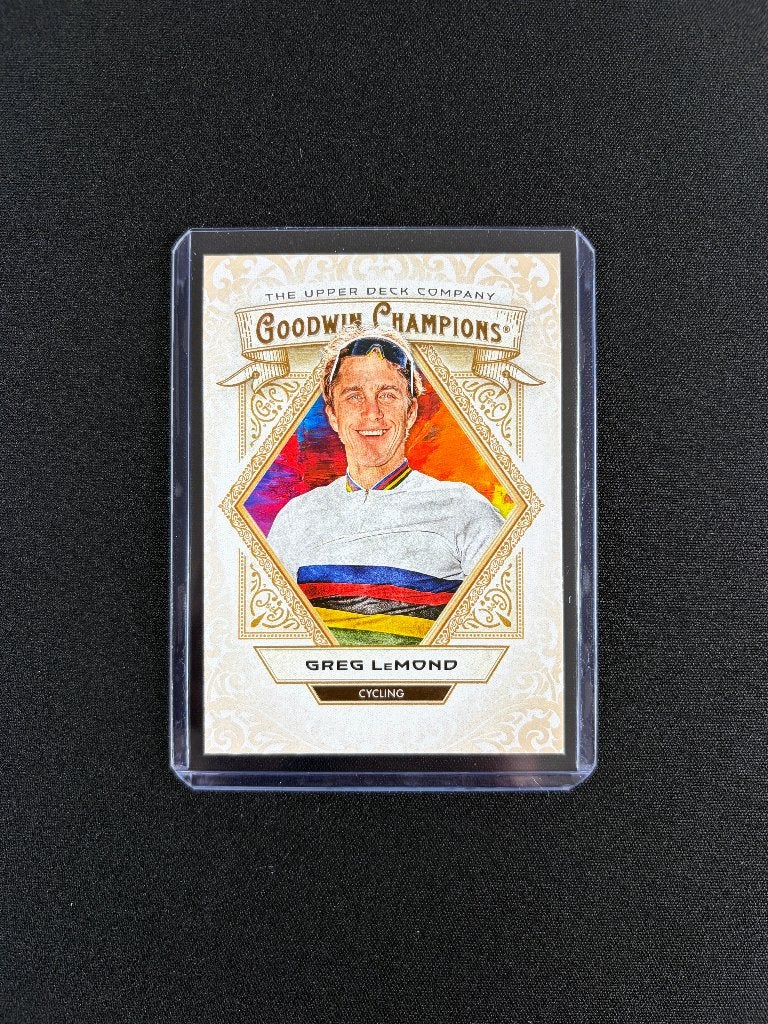 Greg Lemond Upper Deck Goodwin Champions Base Card, Verzamelen, Verzenden, Zo goed als nieuw, Overige sporten, Poster, Plaatje of Sticker