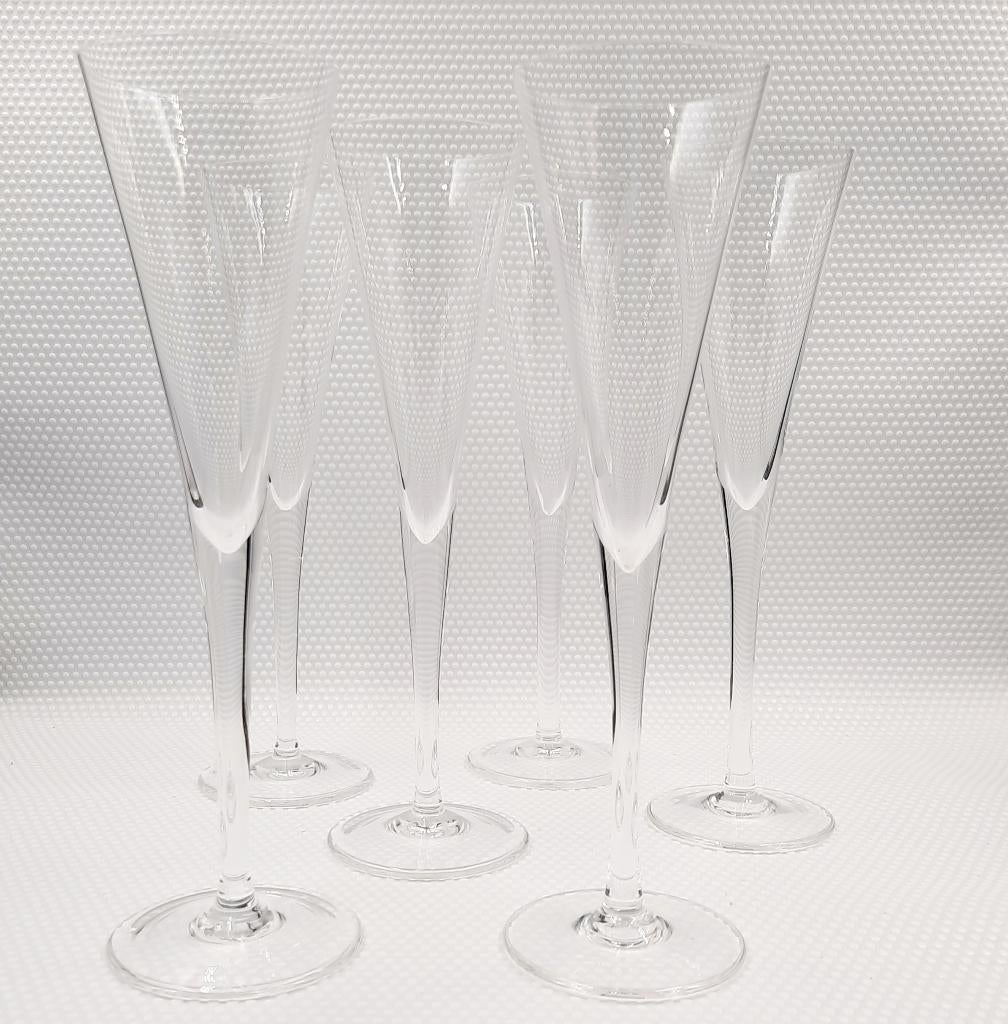 Vintage kristallen champagne glazen Villeroy & Boch, Verzamelen, Ophalen of Verzenden, Huis en Inrichting
