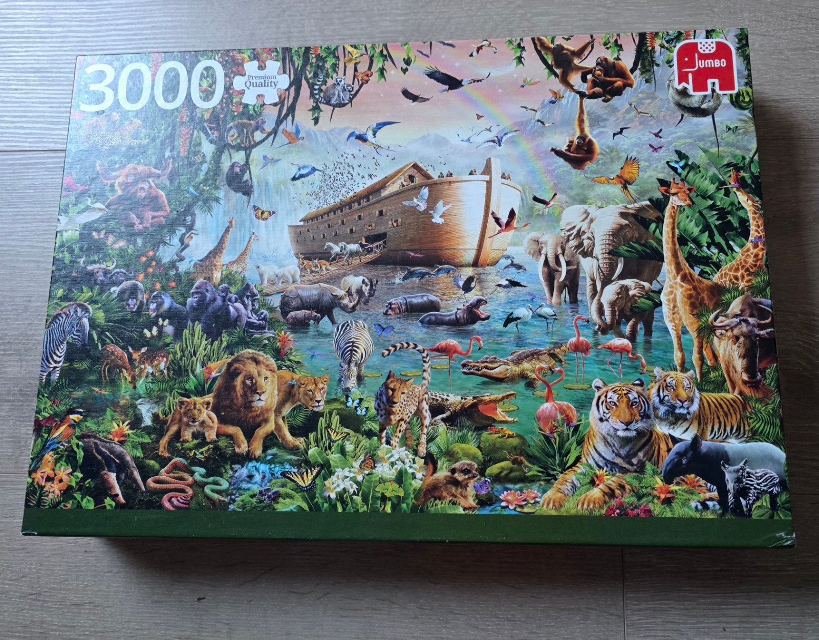 Jumbo Legpuzzel 3000 stukjes - Ark van Noach, Ophalen of Verzenden, Meer dan 1500 stukjes, Zo goed als nieuw, Legpuzzel