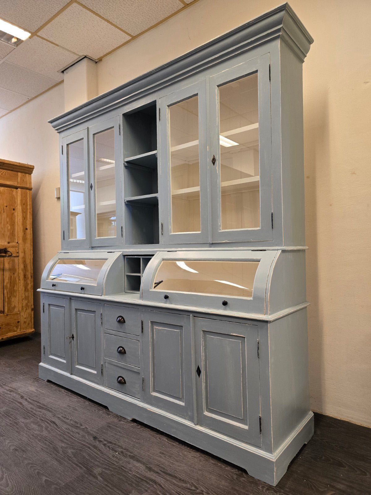 Sleetse Grutterskast | Buffetkast | apothekerskast blauw, 200 cm of meer, Ophalen of Verzenden, 200 cm of meer, Onbekend