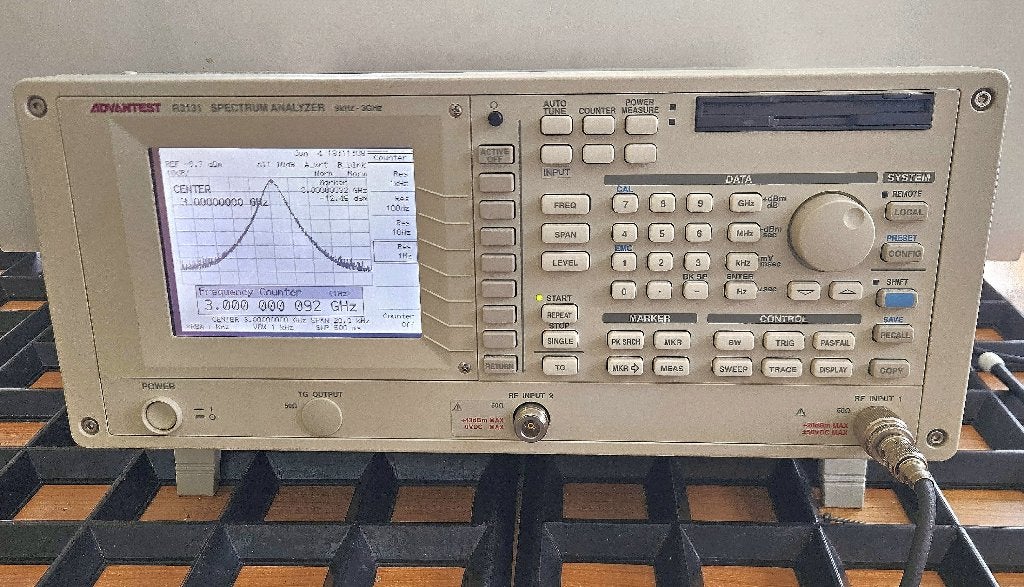 Spectrum Analyzer Advantest R3131 3,1 GHz, Ophalen of Verzenden, Gebruikt