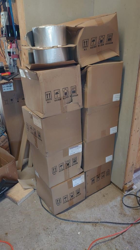 Bityl tape, 34 rollen, Doe-het-zelf en Verbouw, Zeil en Folie, Ophalen, Nieuw, 15 m² of meer, Folie