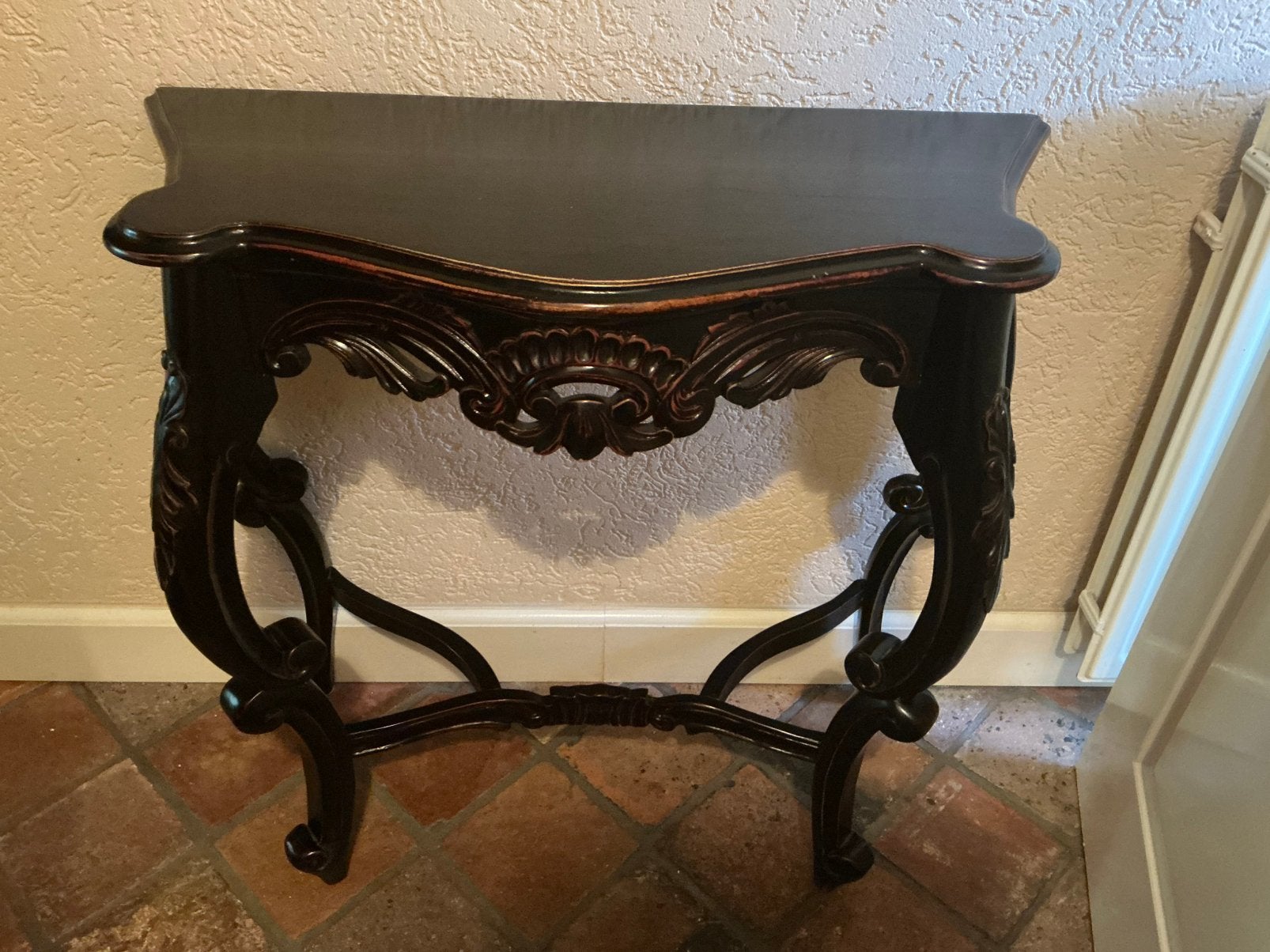 Brocante sitetafel, Huis en Inrichting, Tafels | Sidetables, Ophalen, 100 tot 150 cm, Zo goed als nieuw, 25 tot 50 cm