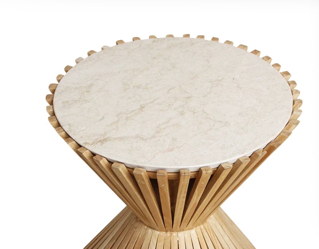 Raw Materials Bijzettafel Infinity Hourglass | Van €349, nu, 45 tot 60 cm, Minder dan 55 cm, Raw Materials, Raw Materials