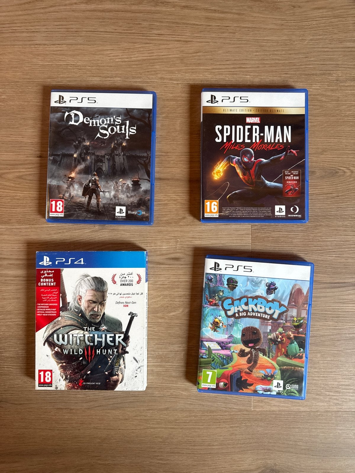 €15: PS5/PS4 Games: Demon Souls, SpiderMan, Witcher, Sackboy, Spelcomputers en Games, Ophalen, Vanaf 18 jaar, Overige genres, 1 speler