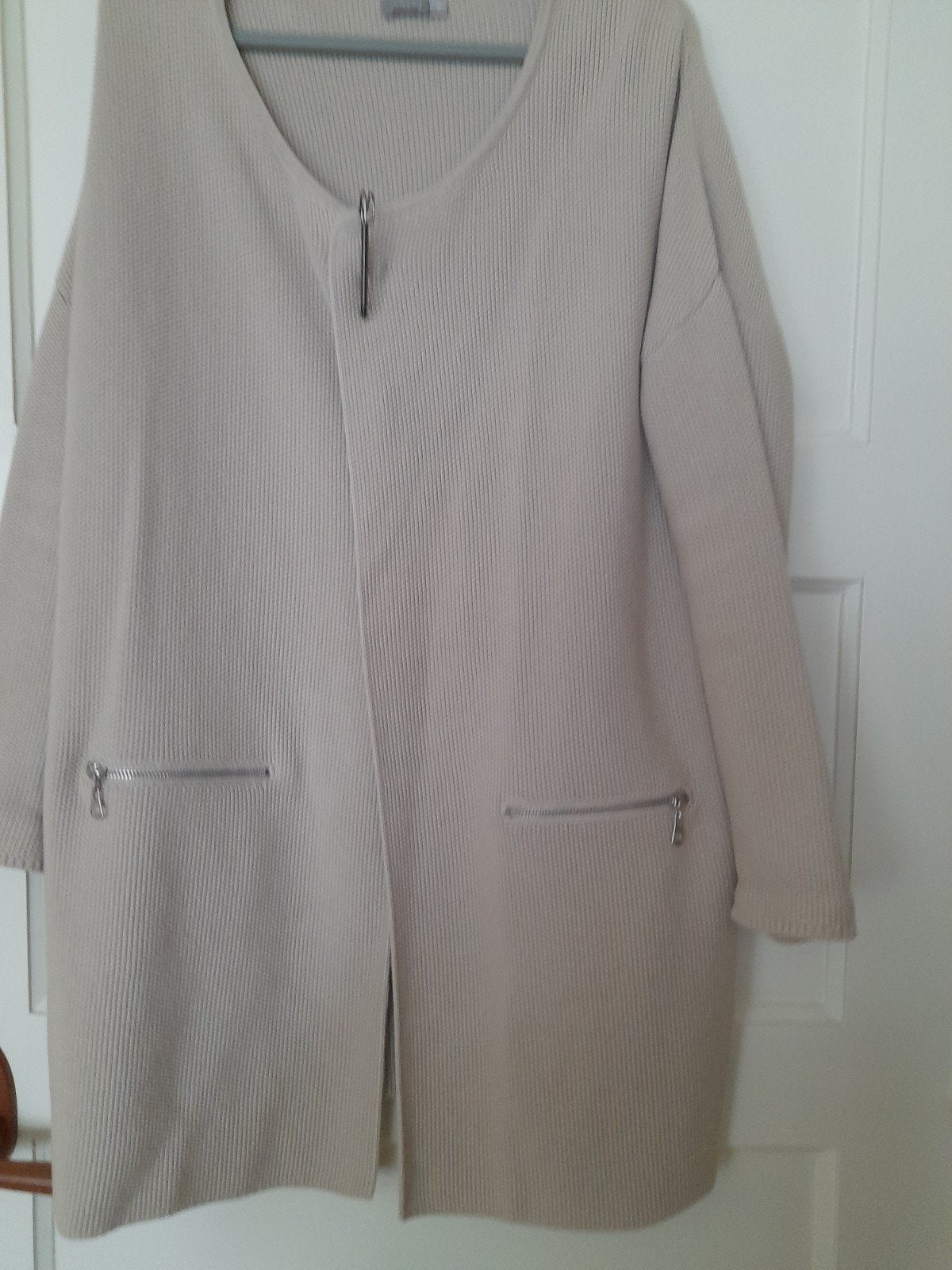 Lang vest van No Mans Land,mt xl., Kleding | Dames, Beige, Maat 46/48 (XL) of groter, Ophalen of Verzenden, Zo goed als nieuw