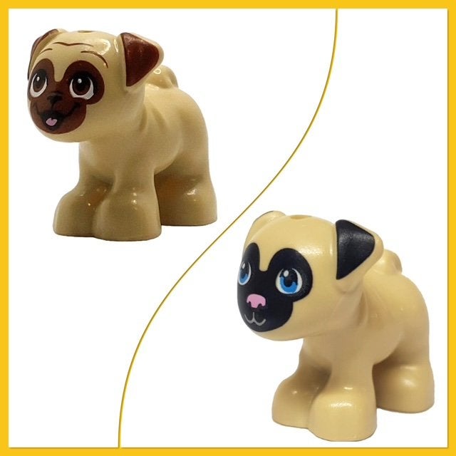 lego mops hondjes, Ophalen of Verzenden, Nieuw, Accessoire, Lego