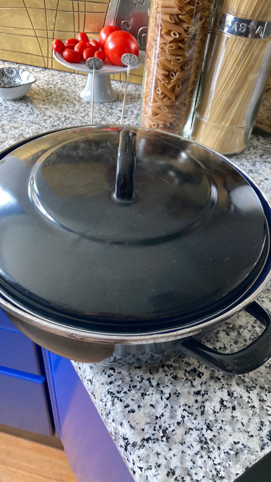 Braadpan met deksel BK 30 cm op gas, Ophalen of Verzenden, Zo goed als nieuw, Rvs