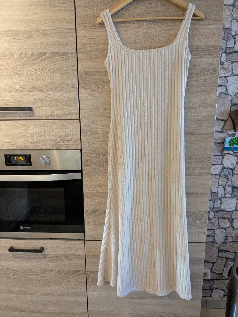 Dames lange jurk / hemd, Mingo, Beige, Ophalen of Verzenden, Zo goed als nieuw