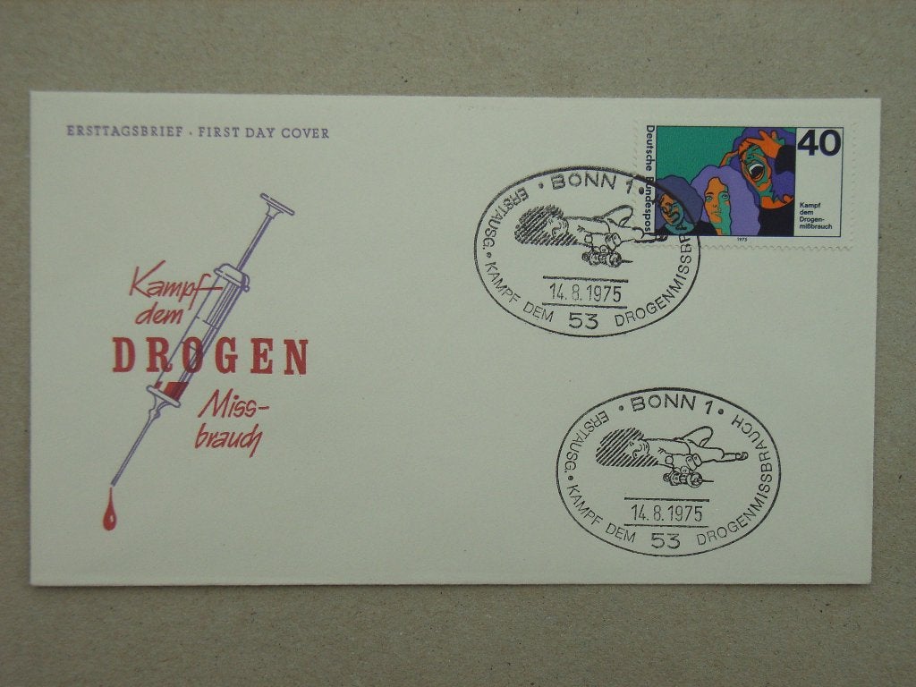 ZM  FDC Bundespost 864, Ophalen of Verzenden, Onbeschreven, Nederland