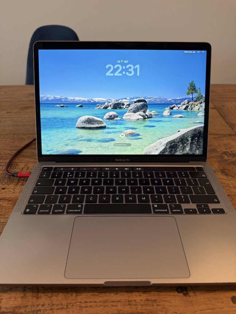 MacBook Pro 13-inch M1 – 16 GB – 256 GB SSD, Computers en Software, 256 GB, Qwerty, 13 inch, Zo goed als nieuw