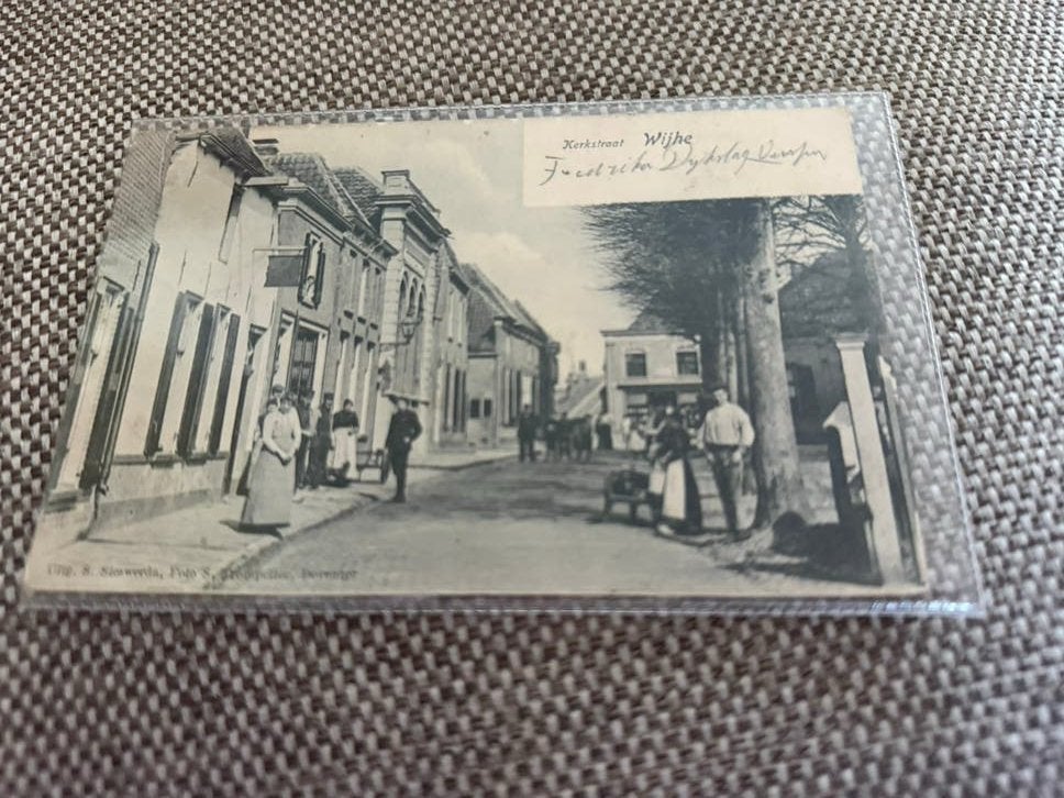 Kerkstraat in Wijhe, Verzamelen, Ansichtkaarten | Nederland, Noord-Holland, Voor 1920, Ophalen of Verzenden