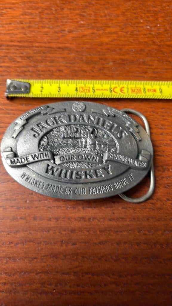 Buckle riemgesp jack Daniels 8x5 cm incl verzenden, Kleding | Heren, Ophalen of Verzenden, Zo goed als nieuw, Overige kleuren