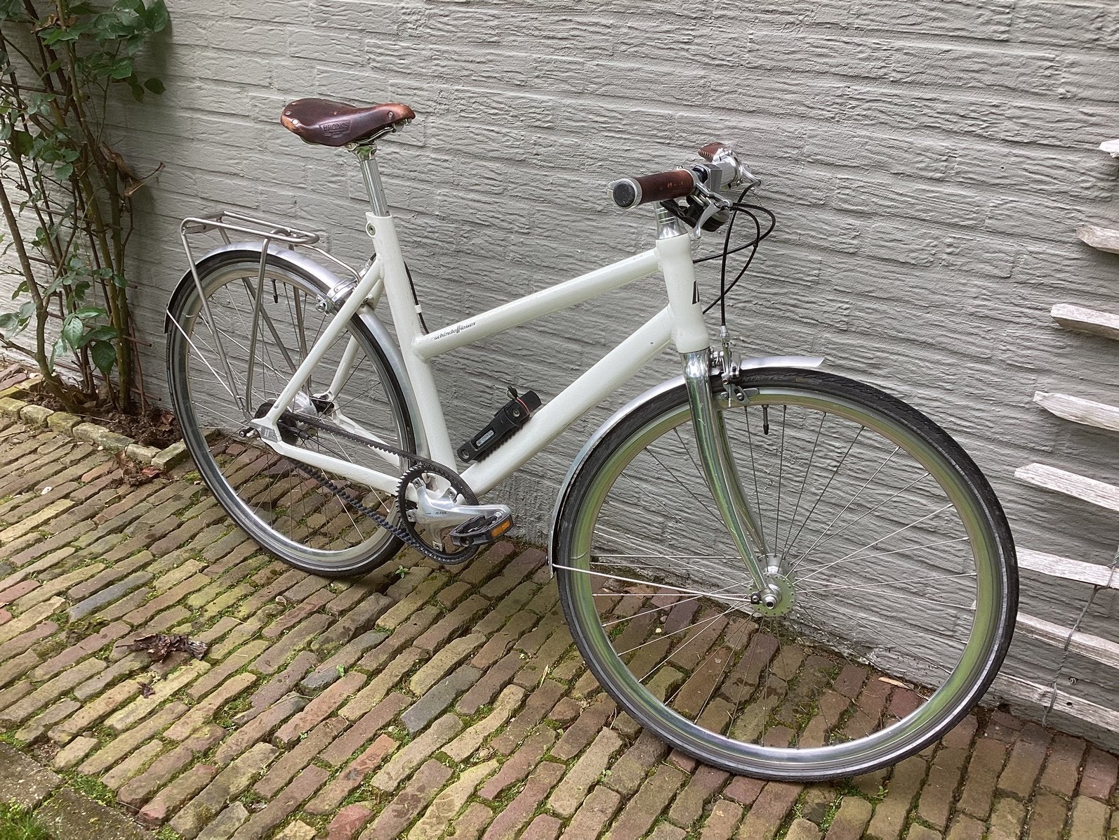 Urban dames fiets Schindelhauer Lotte  53 cm.  Crèmewit, Velgrem, Versnellingen, Ophalen, Overige merken