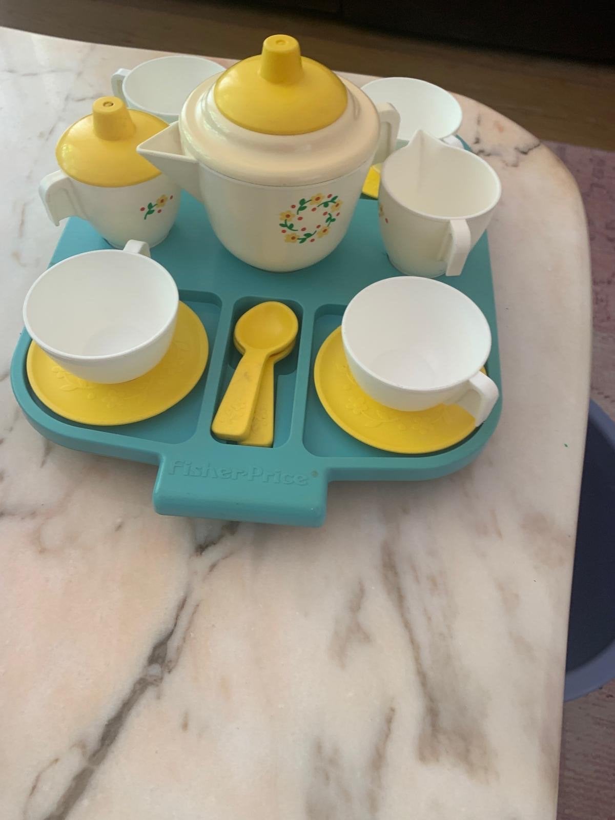 Fisher-Price Vintage Theeservies Speelset, Kinderen en Baby's, Speelgoed | Fisher-Price, Ophalen, Gebruikt, Speelset
