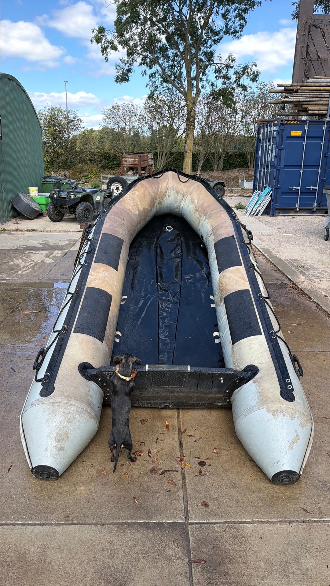 2 rubberboten Quicksilver 4.20 met alu vloer, Ophalen, Gebruikt, Aluminium, Quicksilver