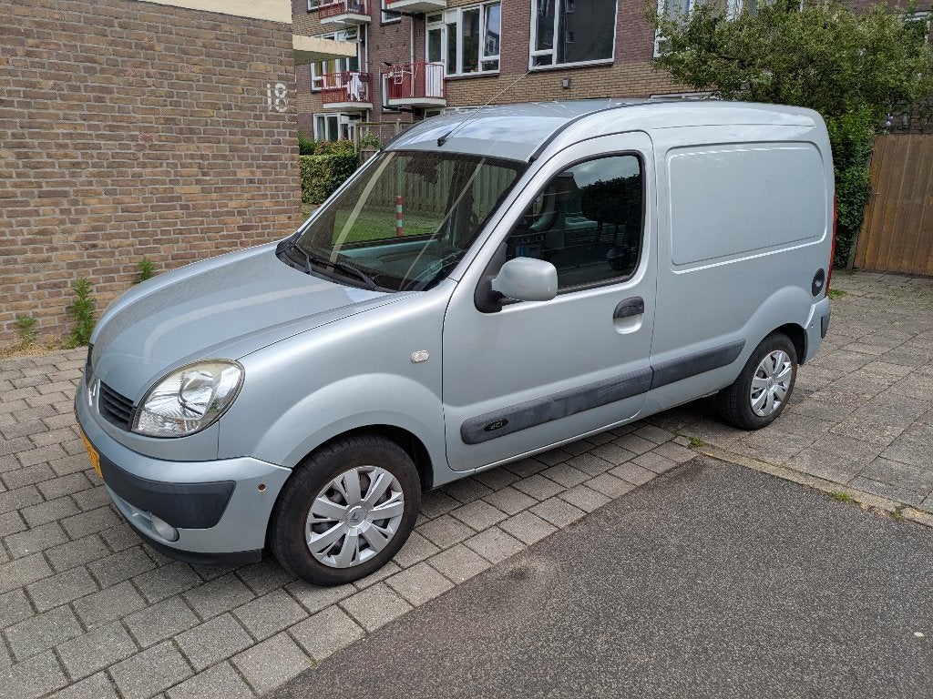 Renault Kangoo 1.5 DCI 45KW E4 2008, Voorwielaandrijving, 1037 kg, Stof, Zwart