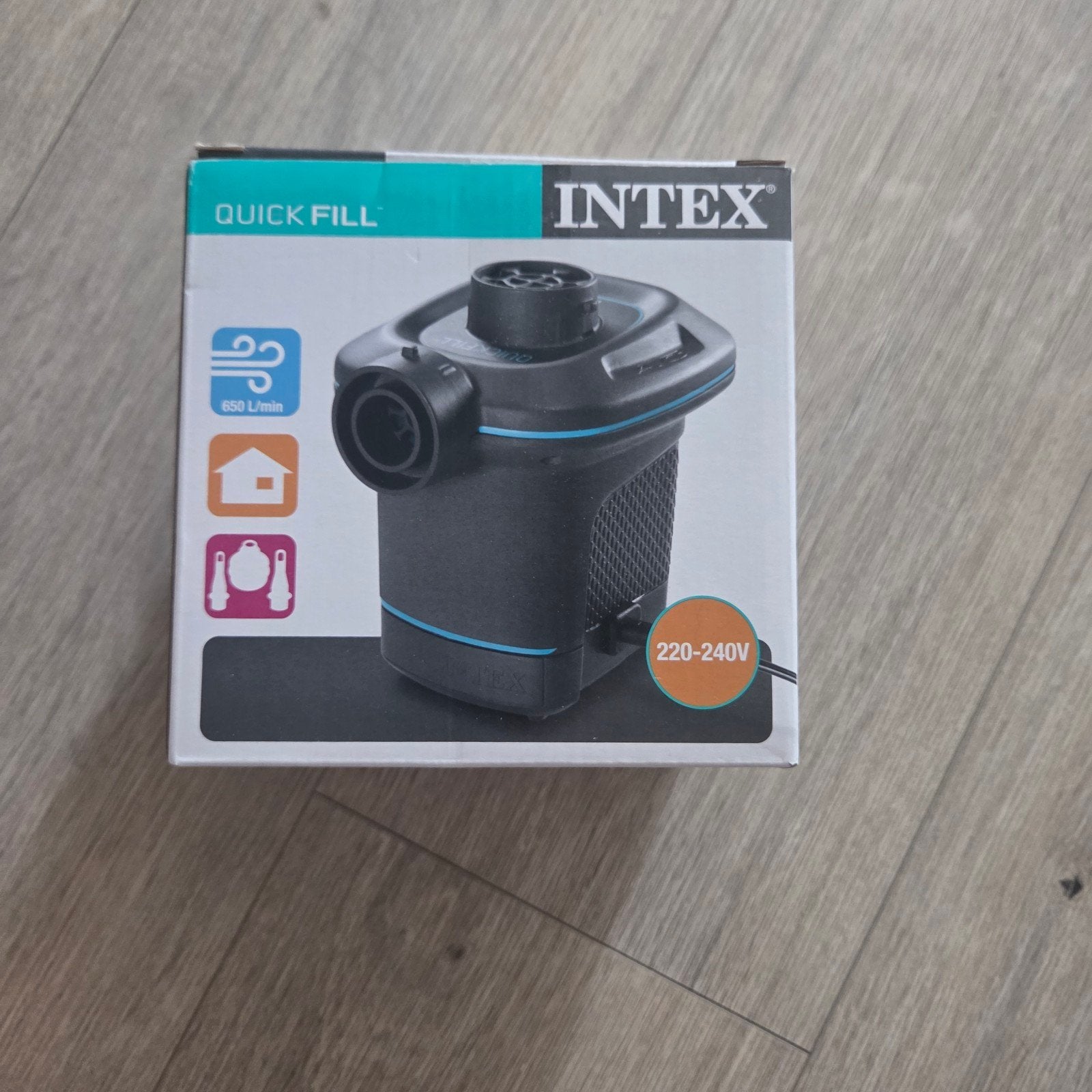 Intex Quick Fill elektrische luchtpomp 220-240V, Caravans en Kamperen, Ophalen, Nieuw