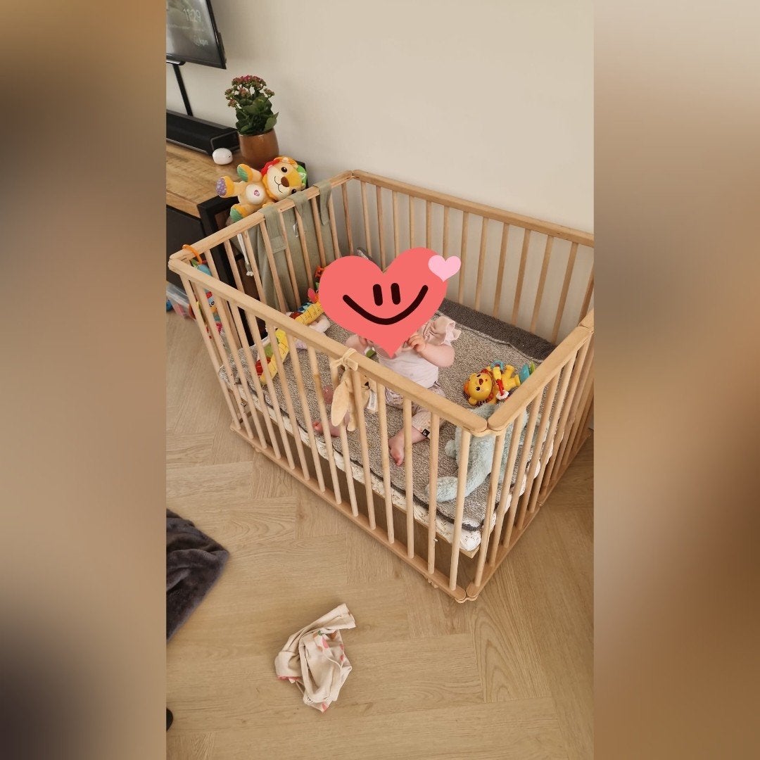 Prenatal inklapbare box met wieltjes en matras, Kinderen en Baby's, Ophalen, Gebruikt, Rechthoekig, Wieltjes