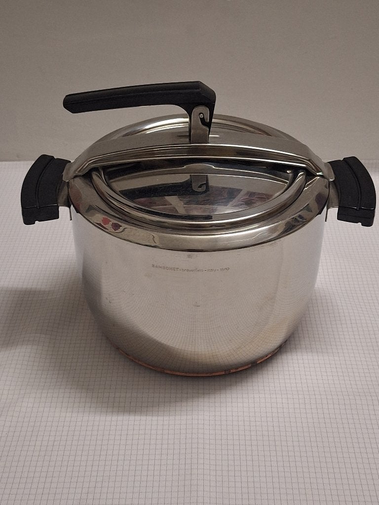 Sambonet brevettato - Italy. 18/10 warmhoudpan, Gebruikt, Verzenden, Overige typen, Rvs