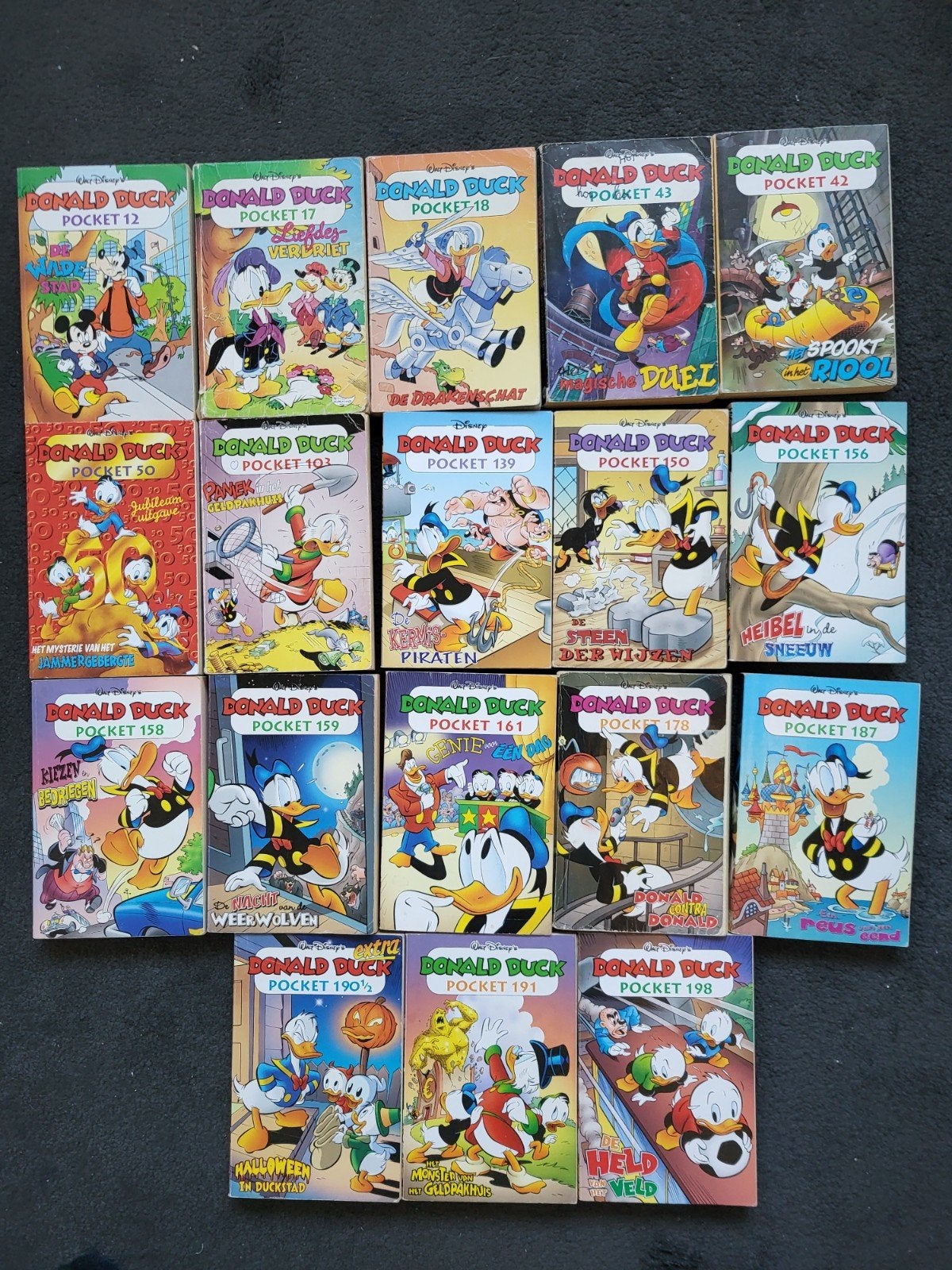 Grote collectie Donald Duck Pockets - 18 stuks, Meerdere stripboeken, Ophalen of Verzenden, Gelezen, Walt Disney  Donald duck