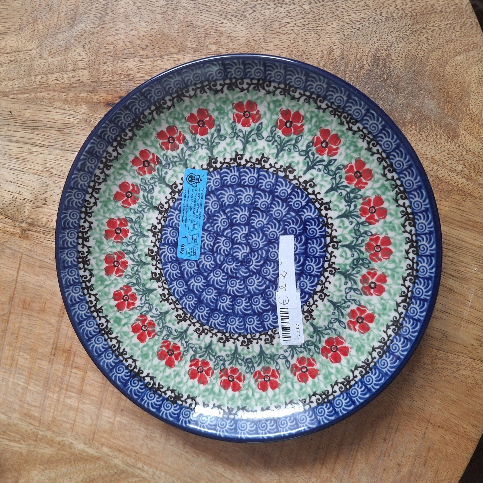 Lunchbord 19,5 cm Bunzlau Castle Pools keramiek-nieuw, Overige merken, Keramiek, Nieuw, Ophalen of Verzenden