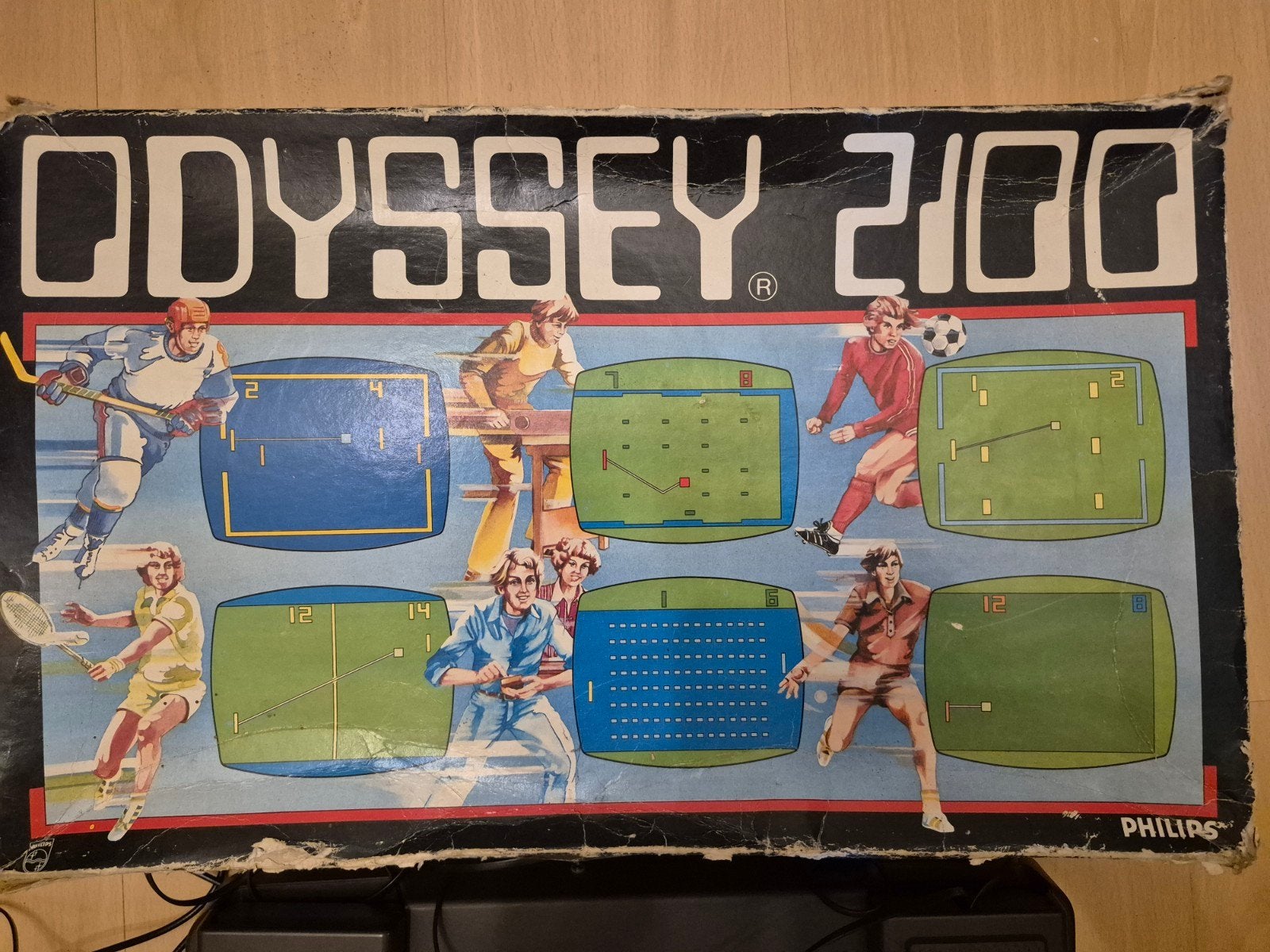 Philips Odyssey 2100 - Vintage Console met Doos, Spelcomputers en Games, Spelcomputers | Atari, Ophalen of Verzenden, Gebruikt
