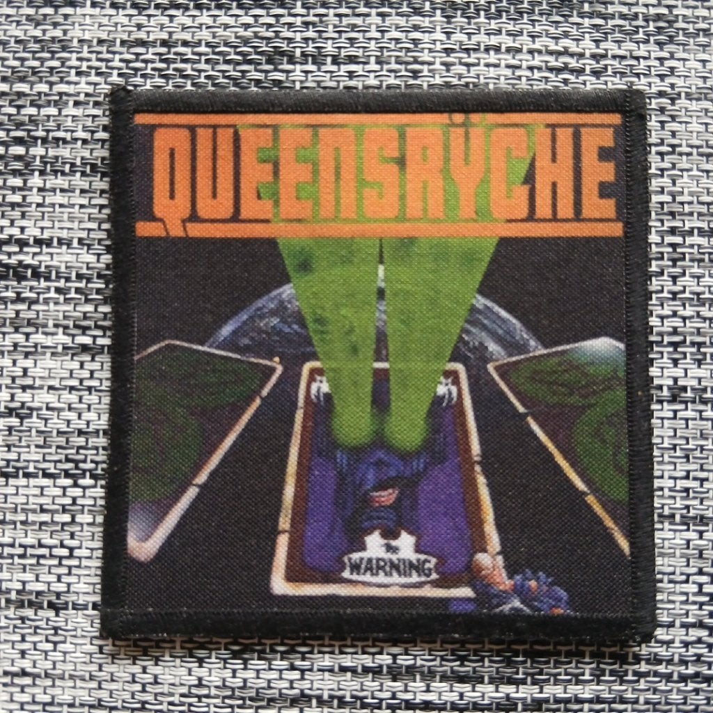 Queensryche mooie nieuwe printed patch q85 embleem rock, Verzenden, Nieuw, Kleding