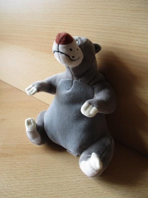 Disney Jungleboek Baloe pluche  17cm  Nicotoy, Ophalen of Verzenden, Overige figuren, Zo goed als nieuw, Beeldje of Figuurtje