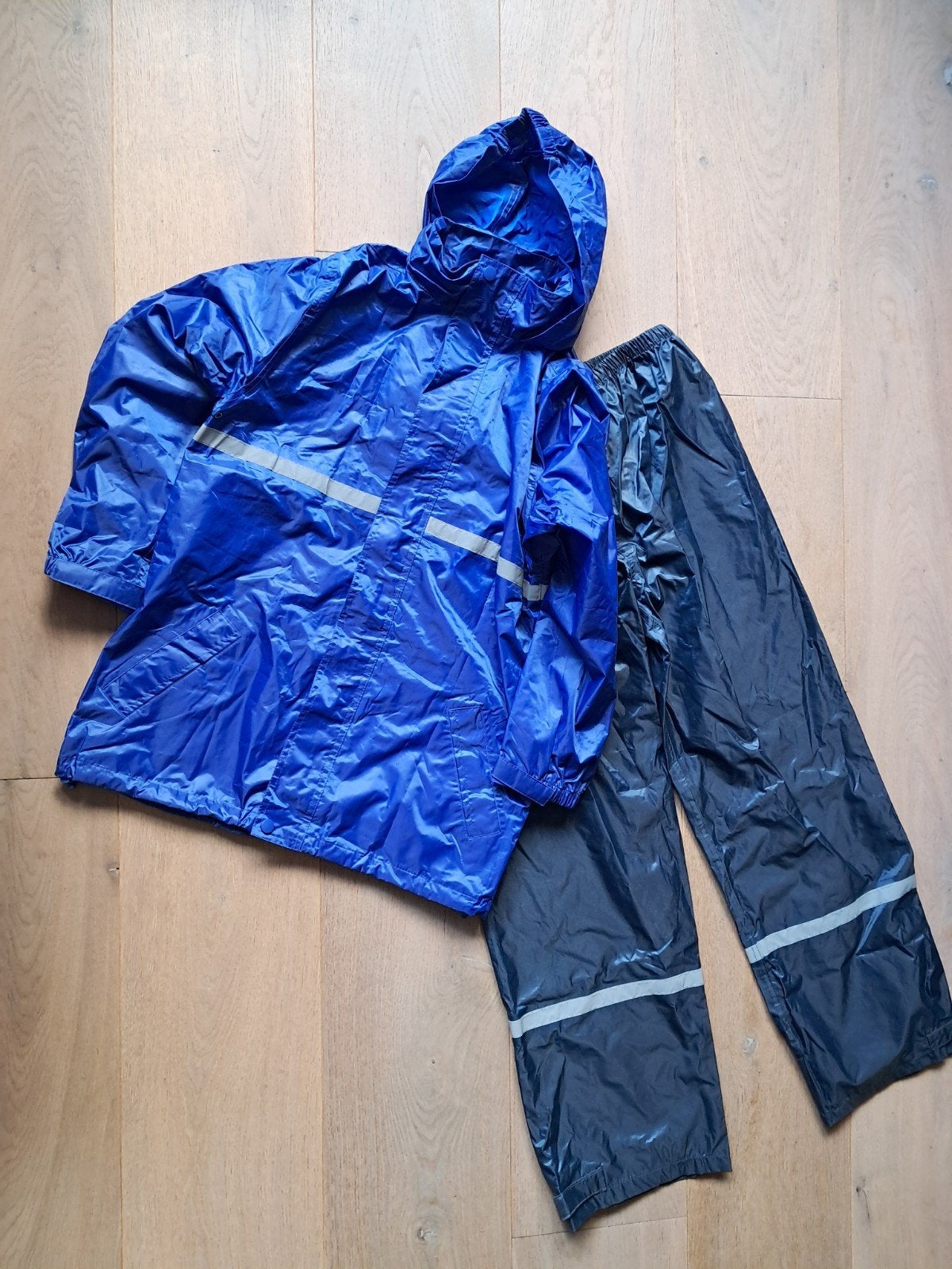 regenpak regenjas + regenbroek 158 / 164 maat hema, Jongen of Meisje, Ophalen of Verzenden, Zo goed als nieuw, Hema