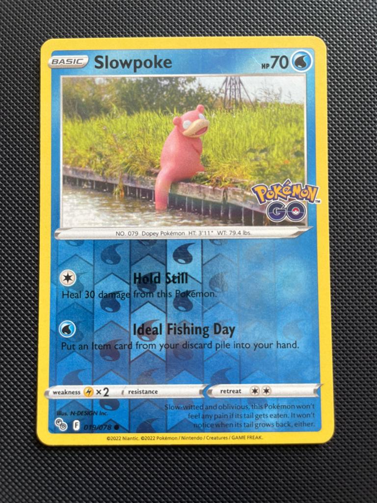 Slowpoke 019/078 Reverse Holo PokemonGo Packfresh, Ophalen of Verzenden, Zo goed als nieuw
