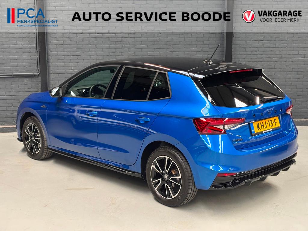 Skoda Fabia 1.0 TSI (116pk) Monte Carlo automaat - stoelverw, Auto's, Skoda, Stof, Euro 6, Blauw, 116 pk