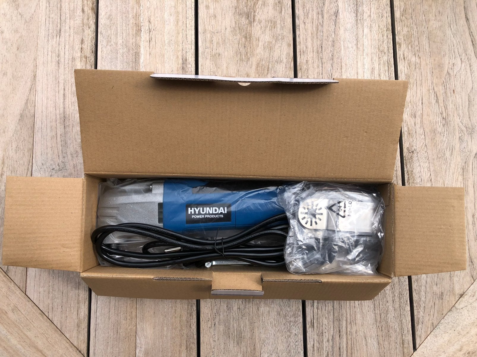 Hyundai multitool nieuw, Overige typen, Nieuw, Ophalen of Verzenden, 30 tot 70 mm