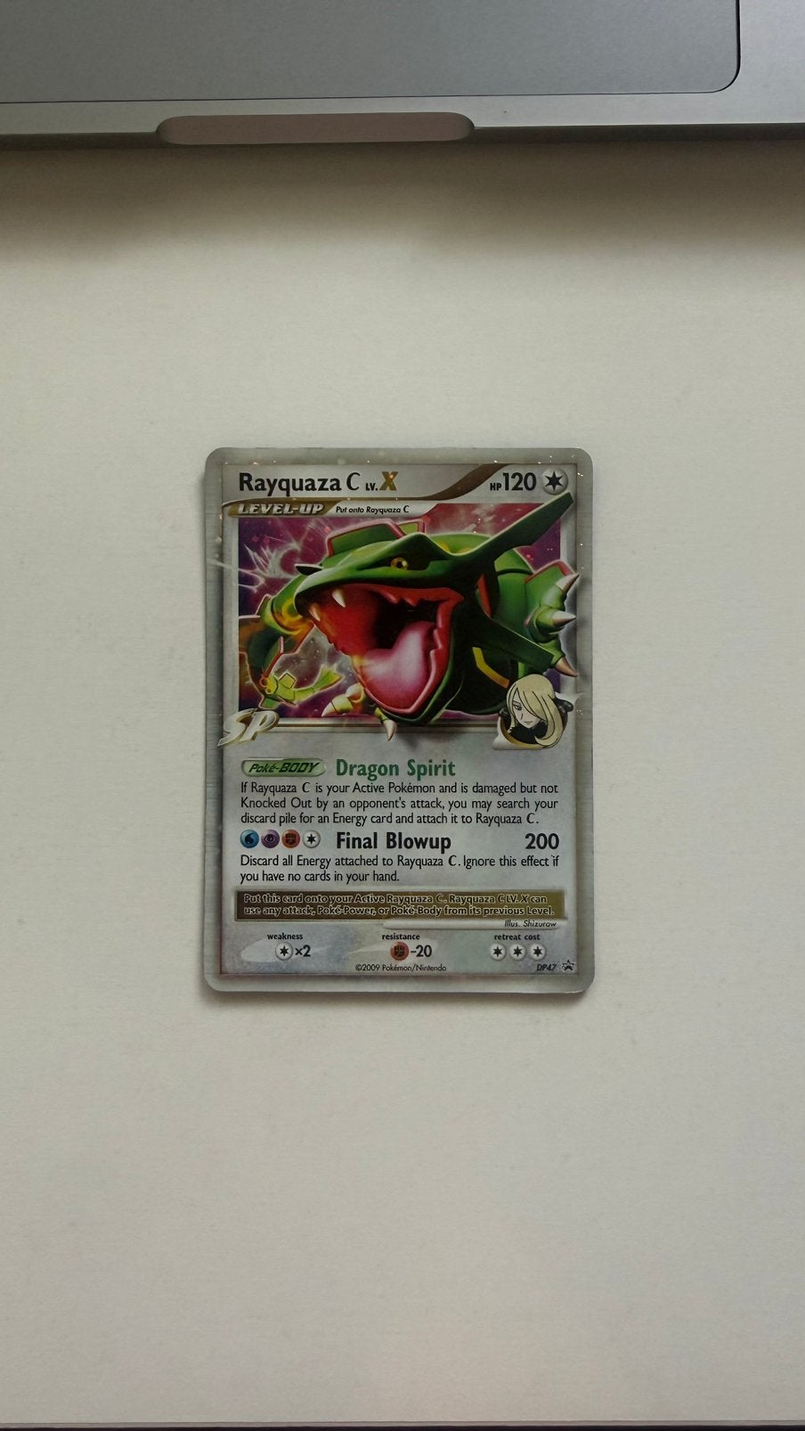 Pokemon: Rayquaza C LV X, Ophalen of Verzenden, Zo goed als nieuw