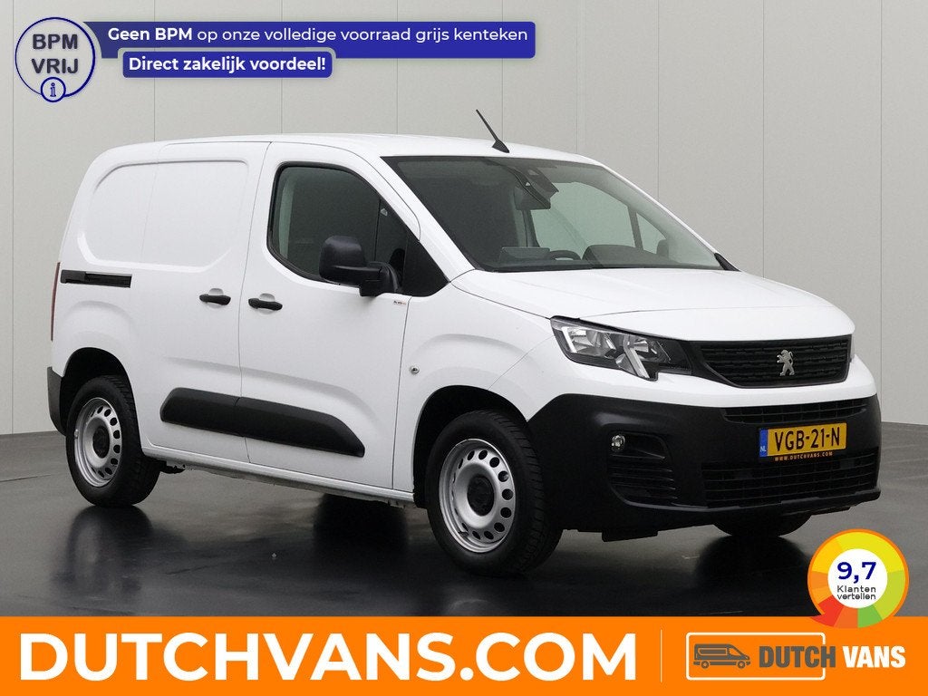 Peugeot Partner 1.5 BlueHDI Asphalt | 3-Persoons | Navigatie, Auto's, Voorwielaandrijving, 730 kg, Gebruikt, Euro 6
