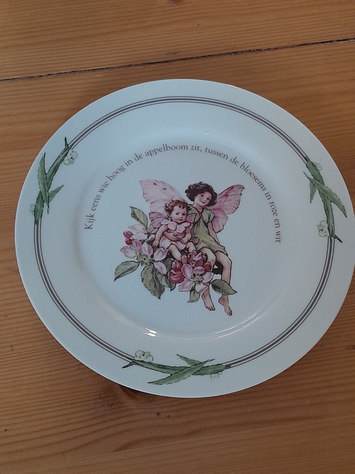 Bloemen kinderen flower fairies bord, Ophalen of Verzenden