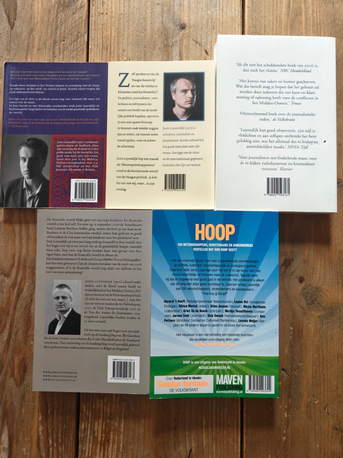 5 Boeken van Joris Luyendijk., Boeken, Ophalen of Verzenden, Nederland