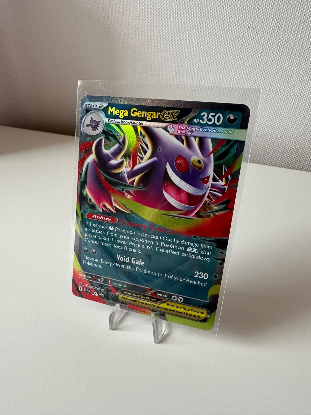 Mega Gengar EX promo 073, Ophalen, Zo goed als nieuw