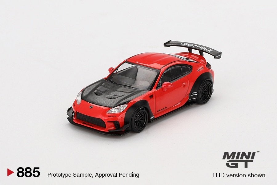Mini GT 1/64 - Toyota GR86 LBNation Red Mgt298, Verzenden, Nieuw, Auto