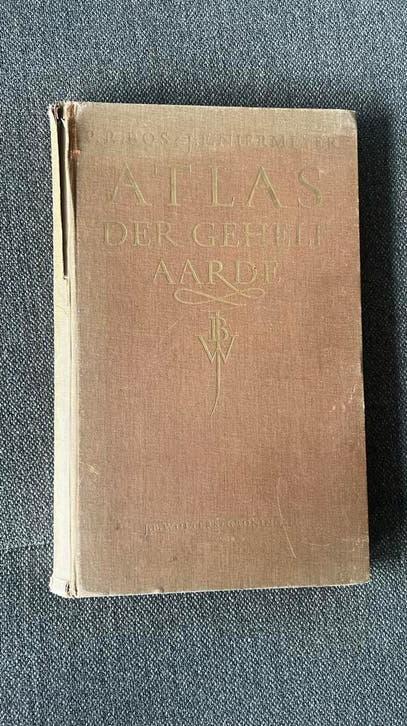 Schoolatlas der gehele aarde - 43e druk 1964, Boeken, Atlassen en Landkaarten, Gelezen, Overige atlassen, Ophalen of Verzenden