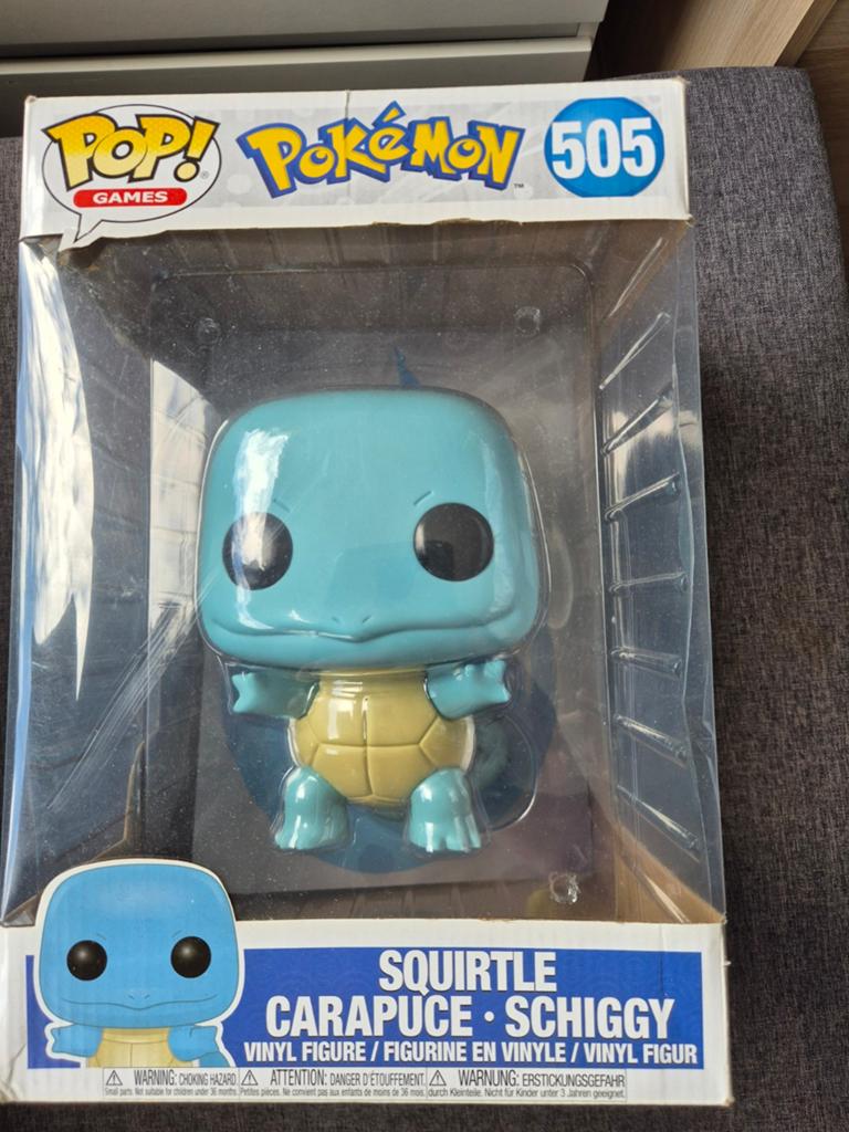 Jumbo Funko Pop! Pokémon Squirtle #505, Ophalen, Nieuw