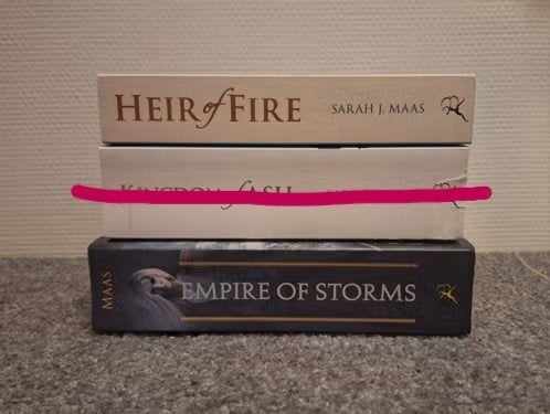 Throne of Glass serie - 3 boeken van Sarah J. Maas, Boeken, Ophalen of Verzenden, Gelezen, Sarah J. Maas